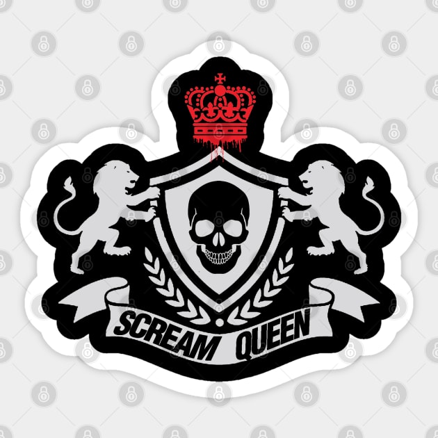 Scream Queen Sticker by TheUnseenPeril